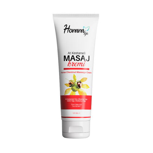 HOMM LIFE AT KESTANELİ MASAJ KREMİ 125 ML